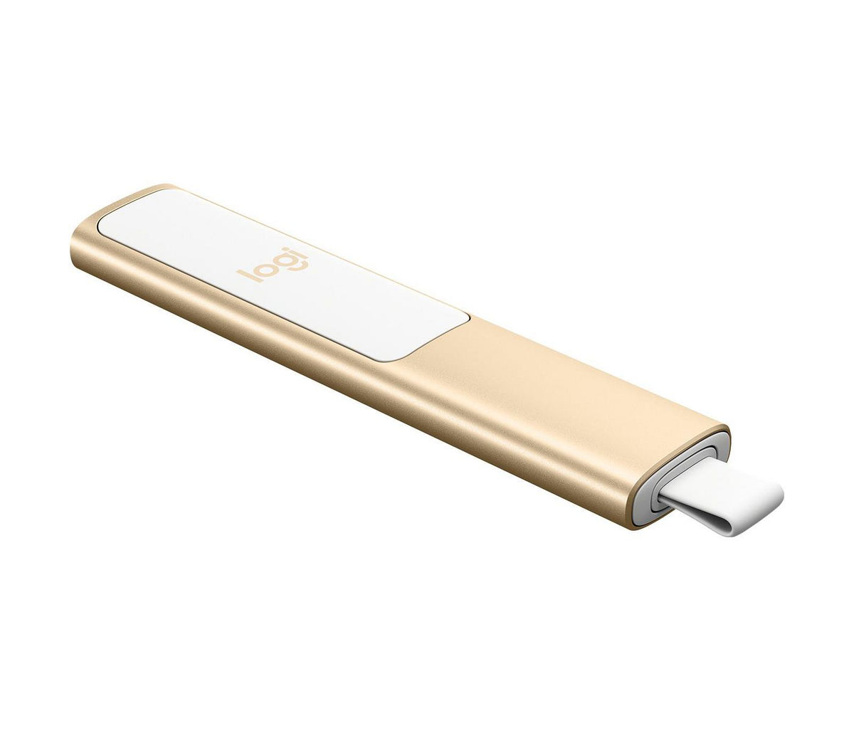 Logitech Spotlight Gold Spotlight, Bluetooth/RF, 2.4 GHz, 30 m, 3.2 Gen 2 (3.1 Gen 2), Lithium Polymer (LiPo), USB