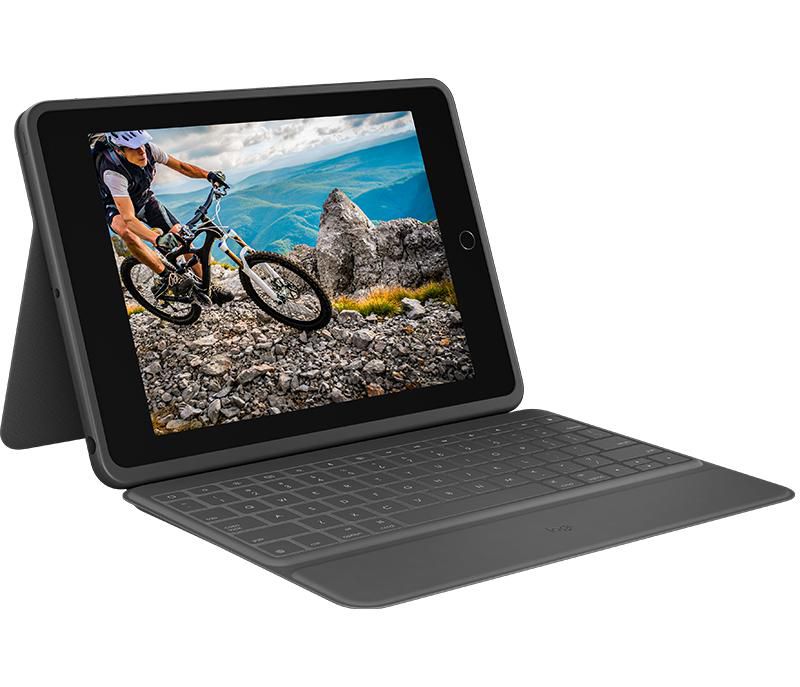Logitech Rugged Folio For iPad (7th Gen) Rugged Folio For iPad (7th Gen), QWERTZ, German, 1.8 cm, 1.2 mm, Apple, iPad (7th Gen)
