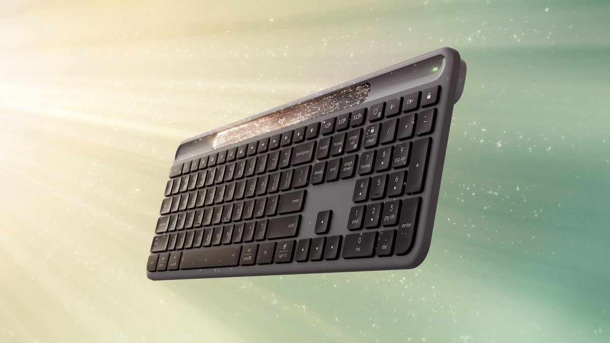 Logitech Signature Slim Solar + K980 keyboard Universal RF Wireless + Bluetooth QWERTZ German Graphite