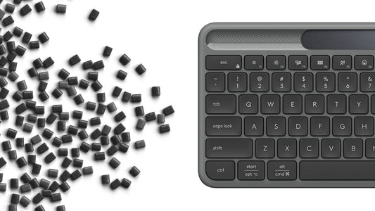 Logitech Signature Slim Solar+ K980 keyboard Universal RF Wireless + Bluetooth QWERTY UK English Graphite