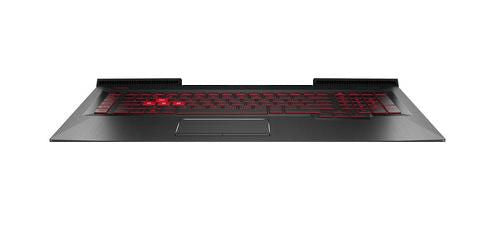 HP Tcover Kb Bl Tp 150W Bel 931690-A41, Housing base + keyboard, Belgian, Keyboard backlit, HP, OMEN 17-an