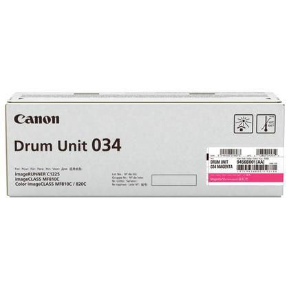 Canon (034) Magenta Drum Unit 034, Original, ImageClass Mf820Cdn/MF810Cdn, 34000 pages, Laser printing, Magenta, Black, Orange