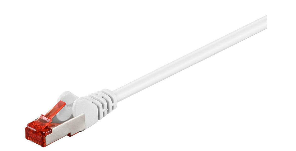 Microconnect B-FTP601W networking cable White 1 m Cat6 F/UTP (FTP) Round