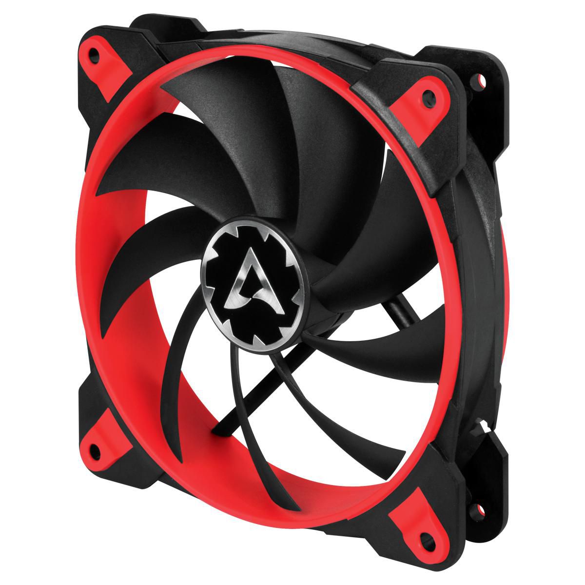 Arctic BioniX F120 Red PWM BioniX F120 Gaming Fan with PWM PST, Fan, 12 cm, 1800 RPM, 0.5 sone, 69 cfm, 117 m³/h