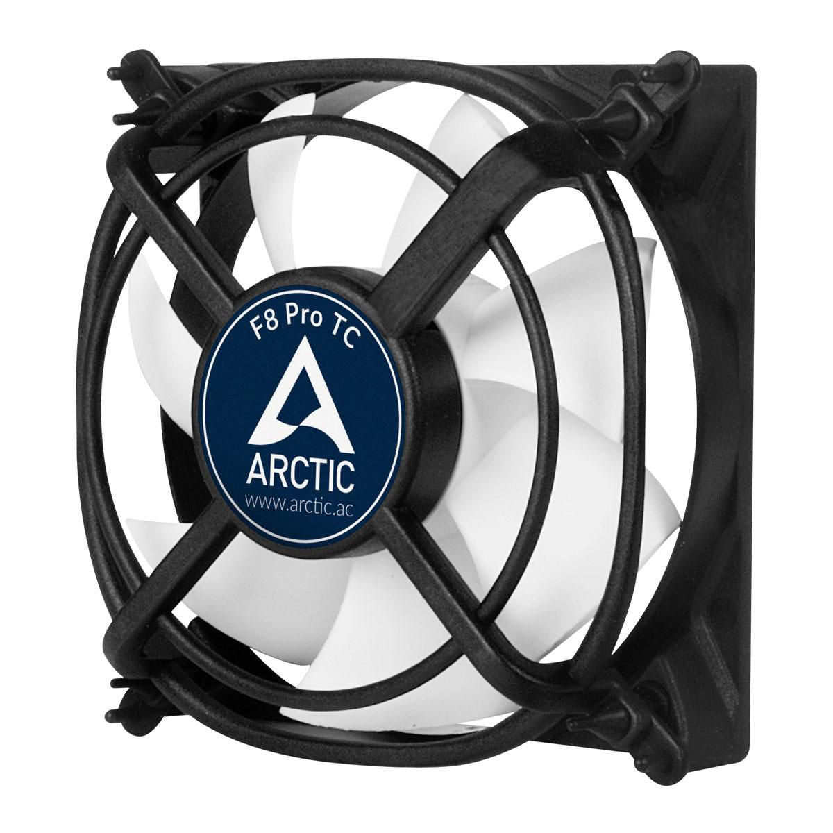 Arctic F8 Pro TC F8 Pro TC - 3-Pin Temperature-controlled fan with Pro case, Computer case, Fan, 8 cm, 500 RPM,
