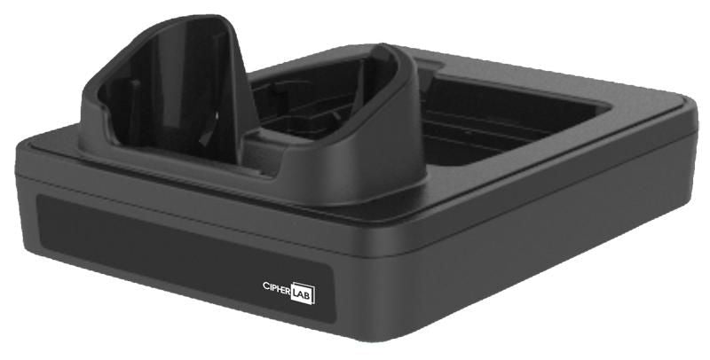 CipherLab (CHCR-RK25 EU) Charging and Communication Cradle with Micro USB Cable and Adapter for RK25/RK26 EU with Micro USB Cable for RK25 EU