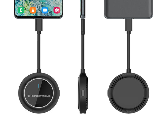 Conceptronic ATHERIC01B Wireless USB-C to HDMI Display Kit 1080P
