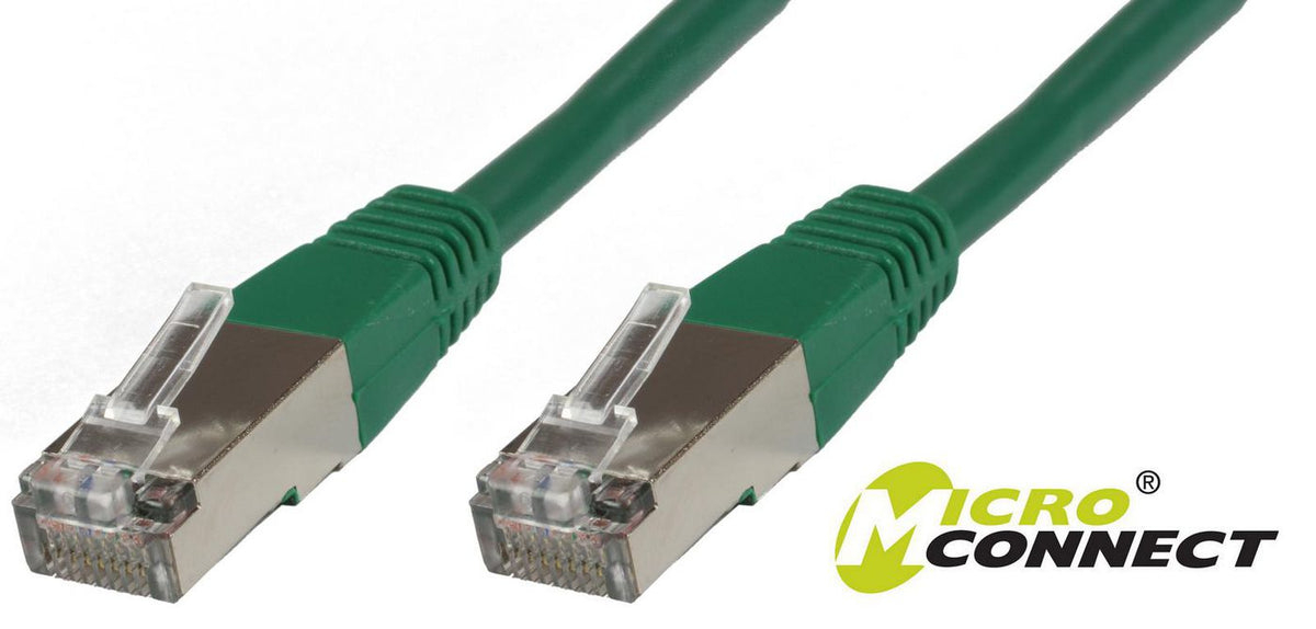 Microconnect B-FTP615G networking cable Green 15 m Cat6 F/UTP (FTP) Round