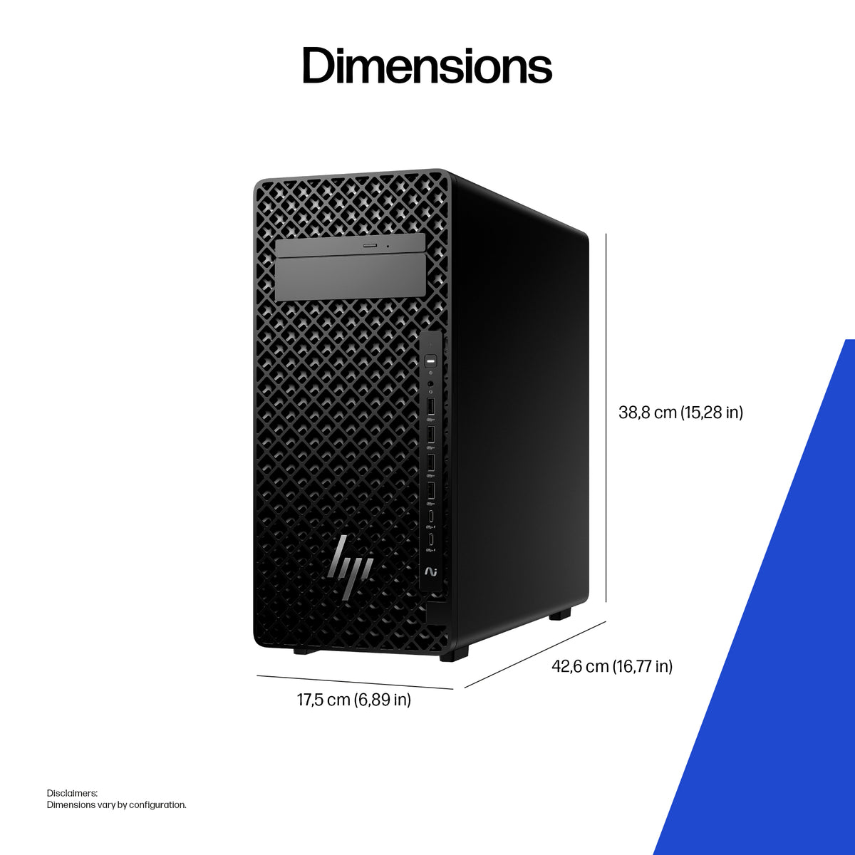 HP Z2 Tower G1i Intel Core Ultra 7 265 32 GB DDR5-SDRAM 1 TB SSD NVIDIA RTX A400 Windows 11 Pro Workstation AI Workstation, AI PC Black