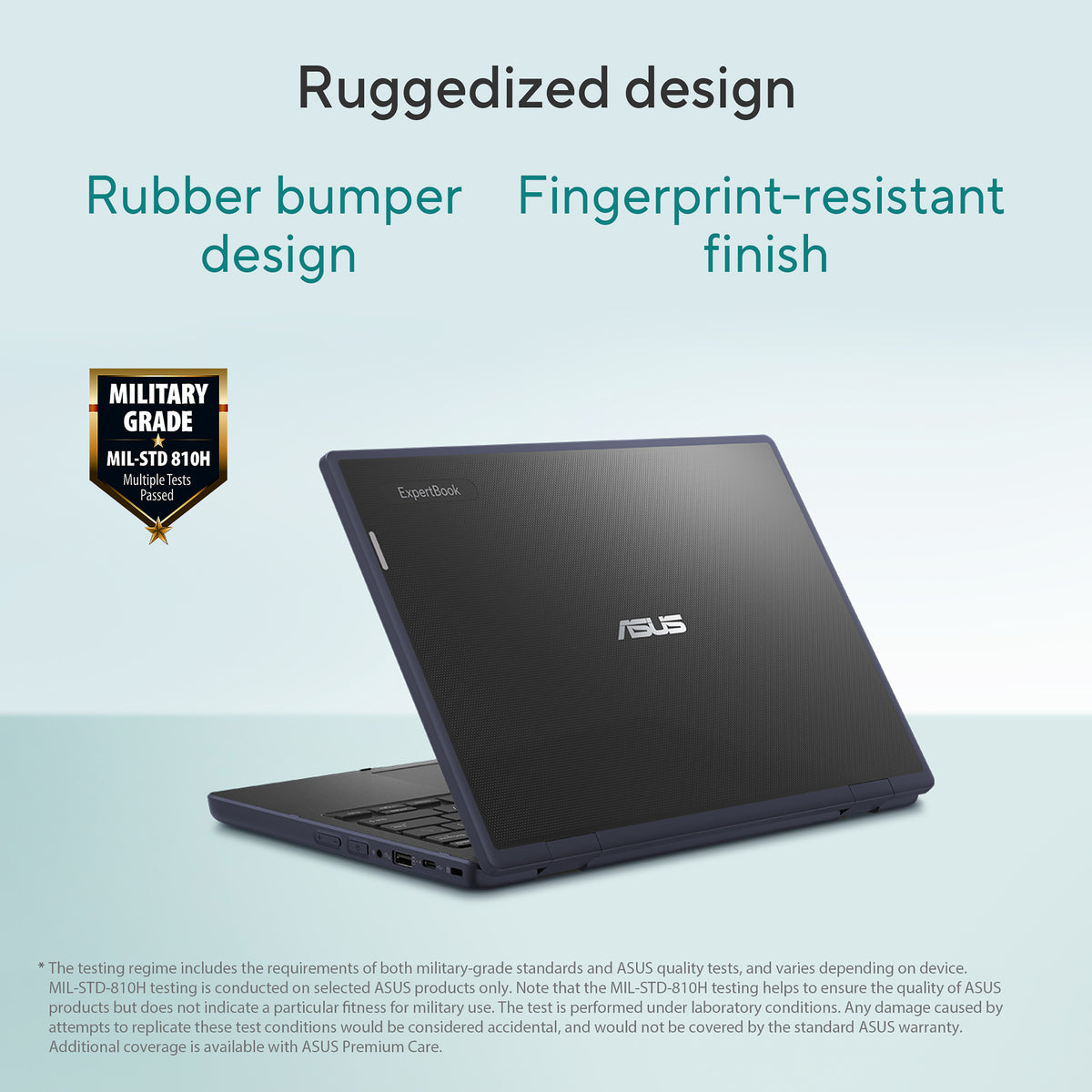 ASUS BR12CT-C81XA-3Y Intel N Series 8GB RAM 128 UFS 12.2 Inch Windows 11 Pro Education Laptop