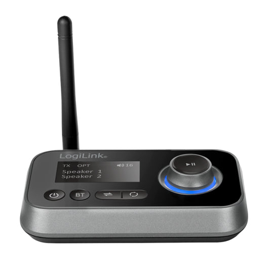 LogiLink BT0062 AV extender AV transmitter & receiver Black