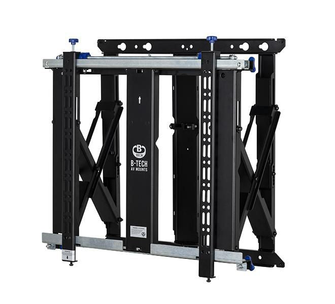 B-Tech Ultra-Slim Pop-In, Pop-Out Videowall Mount with Micro-Adjustment (VESA 600 x 400)