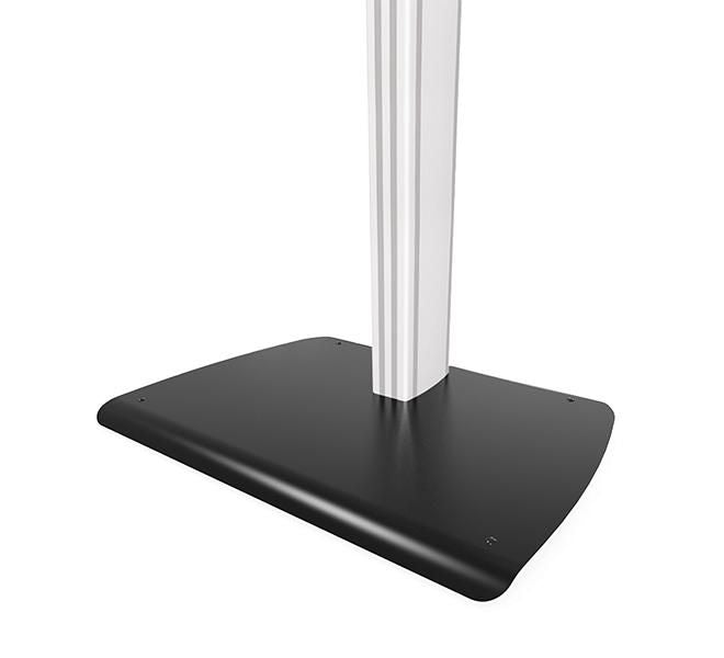 B-Tech SYSTEM X System X Freestanding Floor Base, Floor plate, Black, Steel, 70 kg, 165.1 cm (65"), 81.3 cm (32")