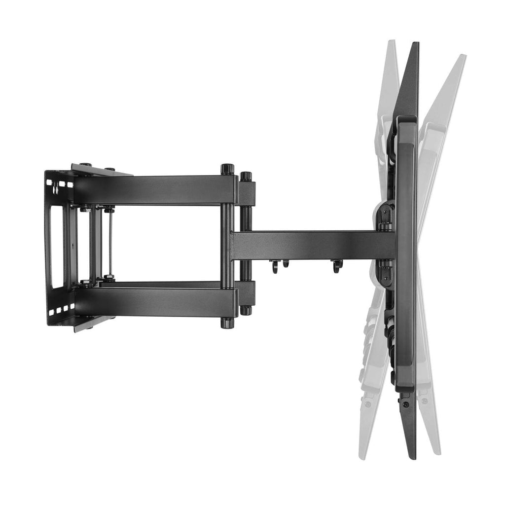 Manhattan Wall Mount for TV & Monitors (Full Motion), For screens 37" to 100", VESA compatibility: all between 200x200mm to 900x600mm - check the dimensions of the four mounting holes on back of screen to ensure it fits, Max 80kg, Black, Bracket, Lifetime