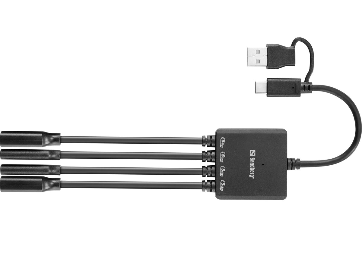Sandberg USB-C/A to 2A+2C Splitter
