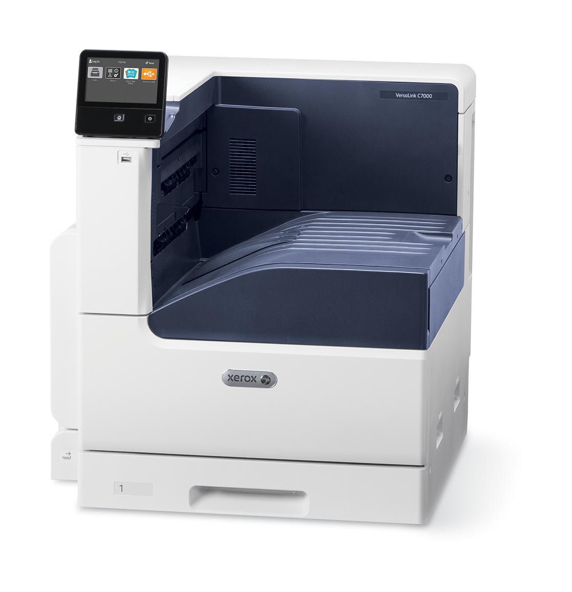 Xerox Versalink C7000 A3 35/35 Ppm Duplex Printer Adobe Ps3 Pcl5E/6 2 Trays Total 620 Sheets