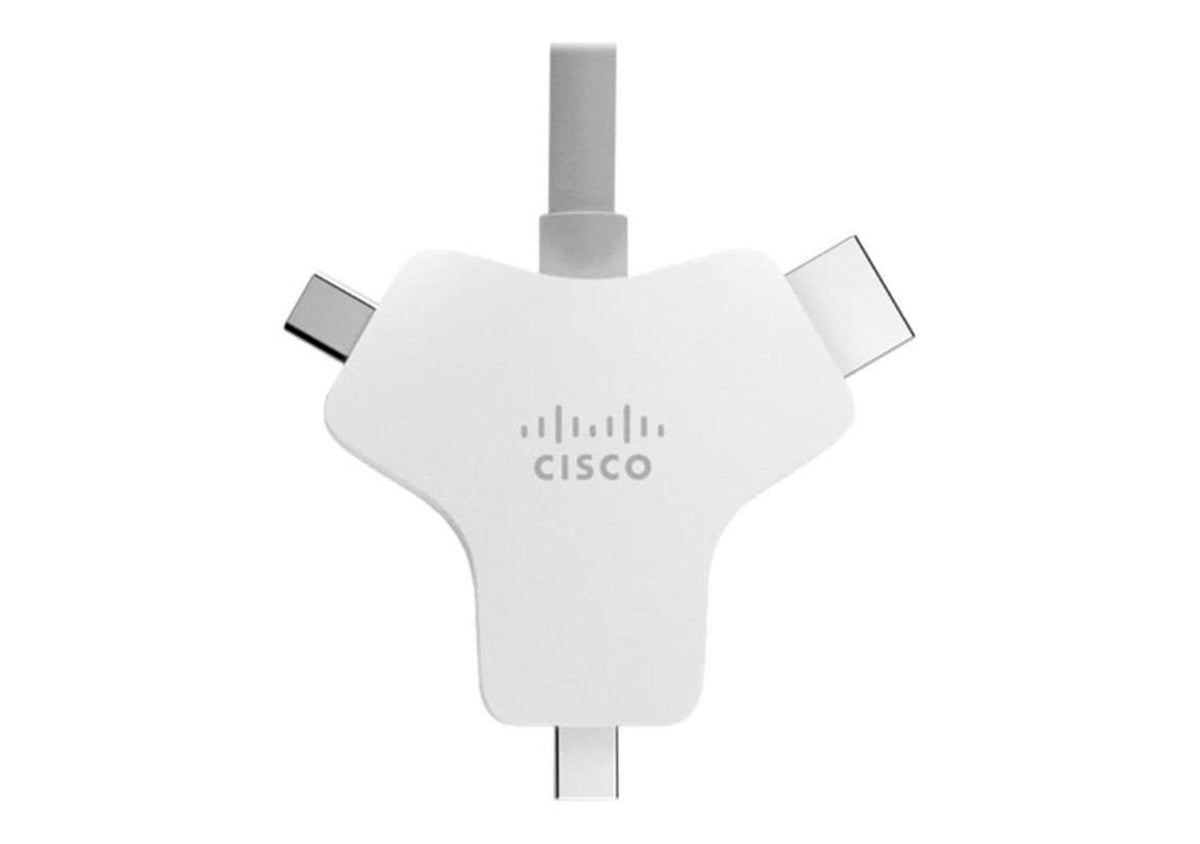 Cisco Video Cable Adapter Hdmi Type A (Standard) Hdmi + Mini Displayport + Usb Type-C Silver