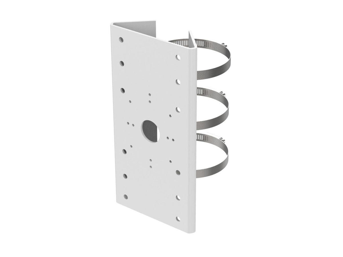 LevelOne POLE MOUNT Pole Mount Bracket, Clamping Pole Mount Bracket, Clamping Range 2.6"-5", Mount, Universal, White, FCS-3073 FCS-3084