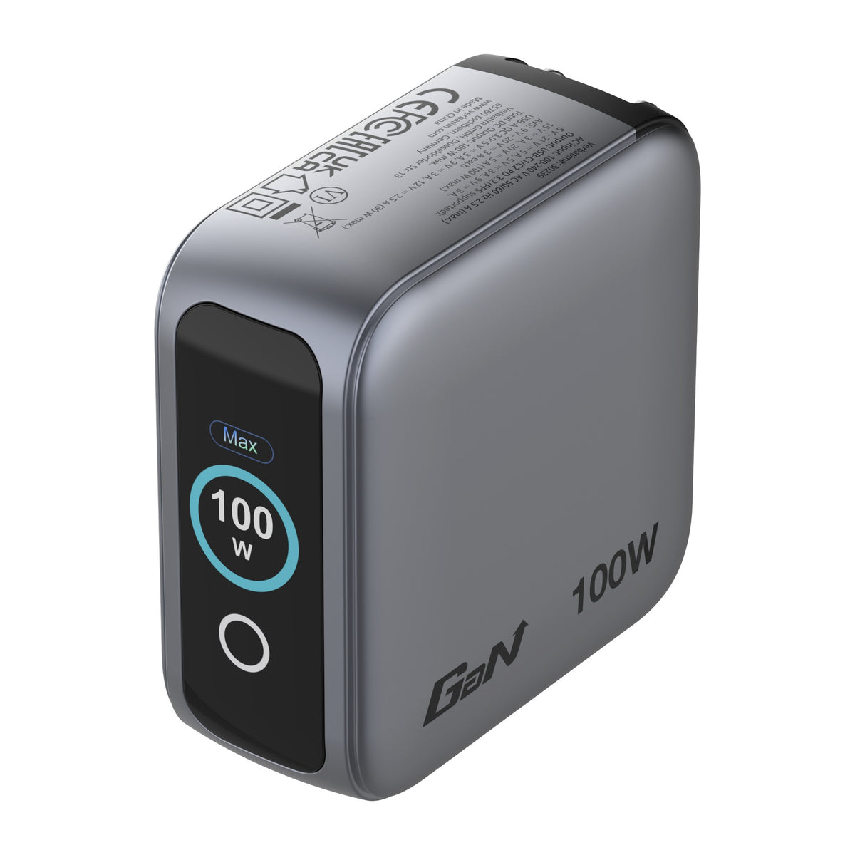 Verbatim Mini GaN Charger 100W with Display