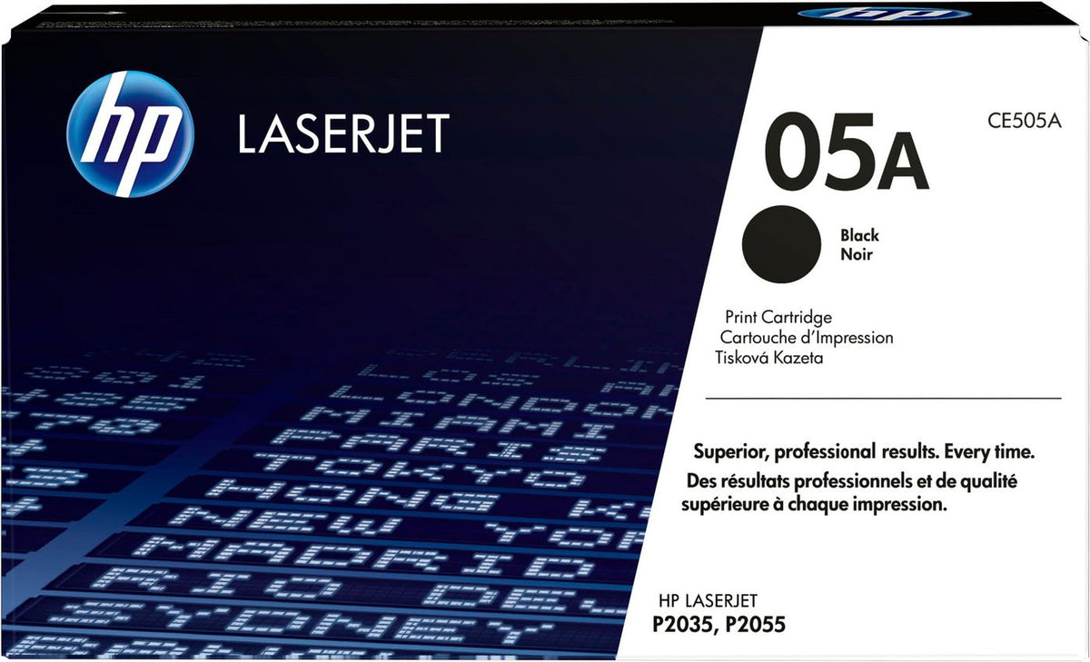 HP Toner Cartridge 05A Black Original LaserJet Toner Cartridge, 2300 pages, Black, 1 pc(s)