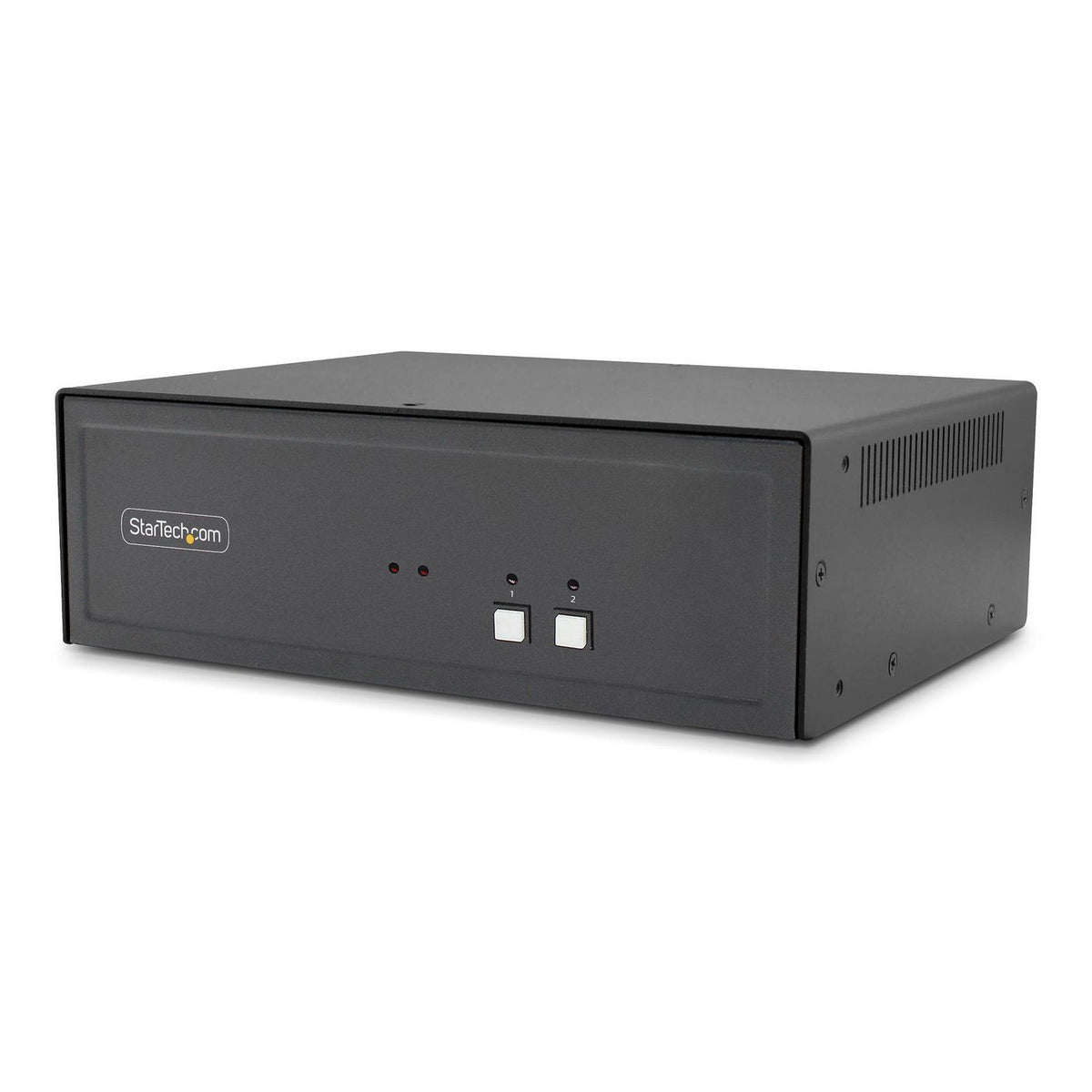 StarTech.com Secure 2-Port Dual-Monitor Kvm Switch, Hdmi Or Displayport, 4K 60Hz, Niap 4.0 Desktop Kvm, Metal Housing, Cac Port, Made In