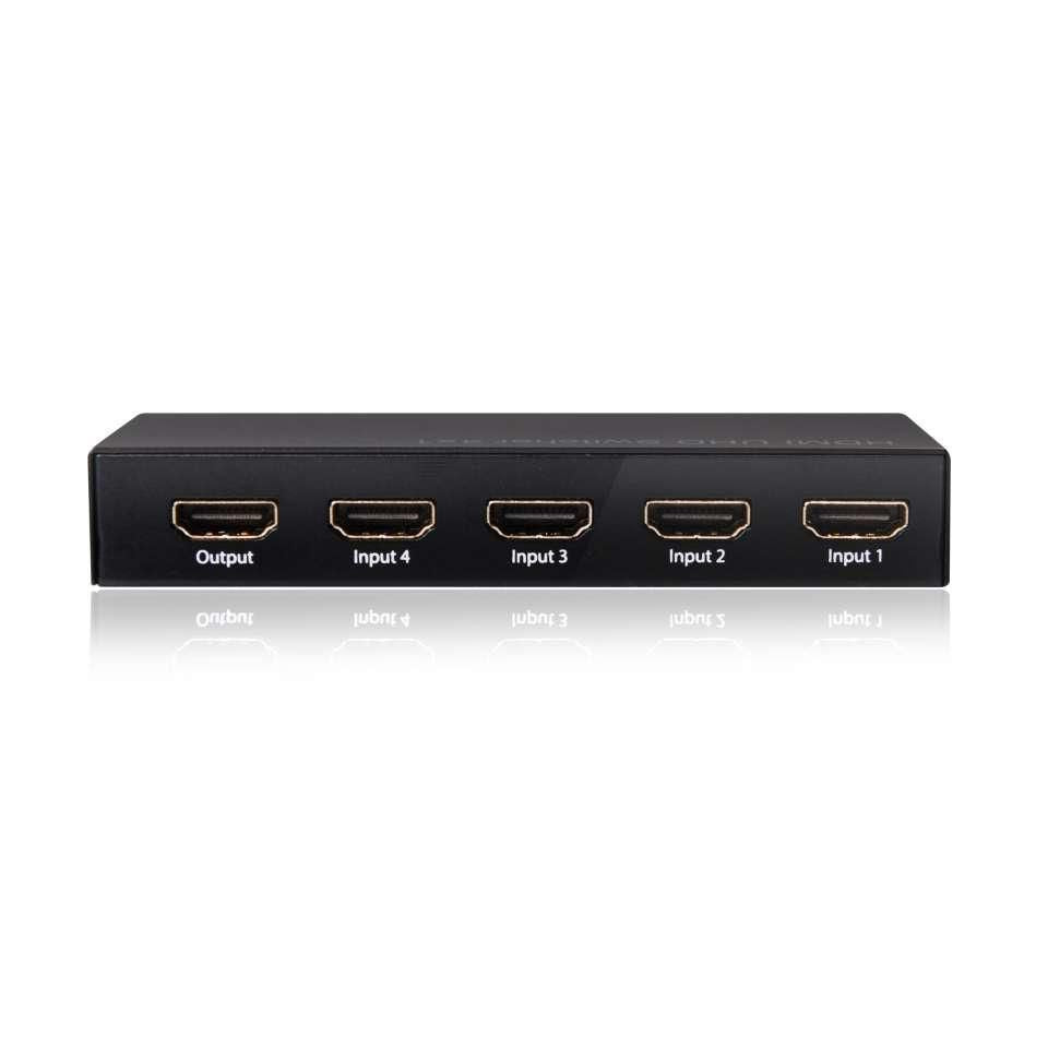 Club3D HDMI 2.0 UHD SwitchBox 4 Ports HDMI 2.0 UHD SwitchBox 4 Ports, HDMI, 2.0a, 4096 x 2160 pixels, Black, Metal, 60 Hz