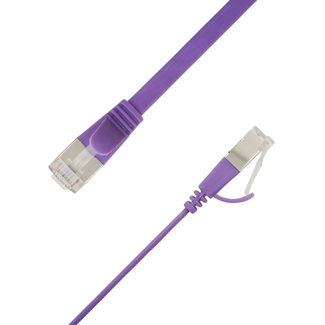 LinkIT STP-FL6A-00400-PU networking cable Purple 4 m Cat6a U/FTP (STP)