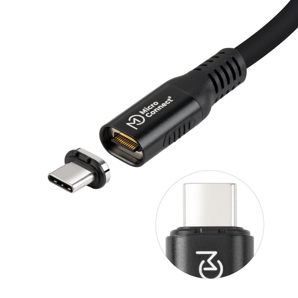 Microconnect MC-LS-USB4CC2.0 USB cable USB4 Gen 3x2 2 m USB C 240 W Black