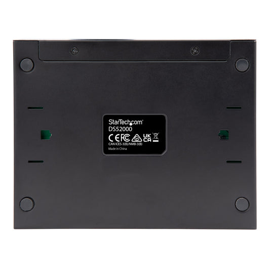 StarTech.com Unmanaged 2.5G Switch - 5 Port Gigabit Switch - 2.5GBASE-T Unmanaged Ethernet Switch - Ethernet Splitter - Din Rail or Wall Mount - Multi-Gigabit - Auto-MDIX - 9K Jumbo