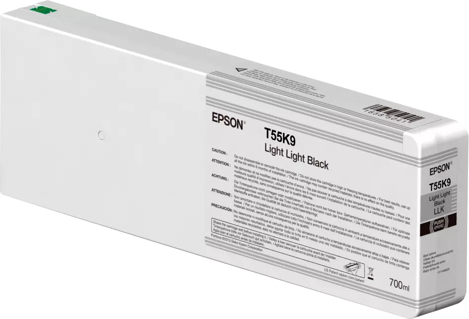 Epson C13T55K900/T55K900 Ink cartridge light light black 700ml for Epson SC-P 7000/V