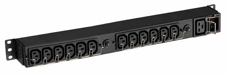Eaton EFLX12I power distribution unit (PDU) 1U Black 13 AC outlet(s) EFLX12I, Basic, 1U, Single-phase, Rackmount, Horizontal/Vertical,