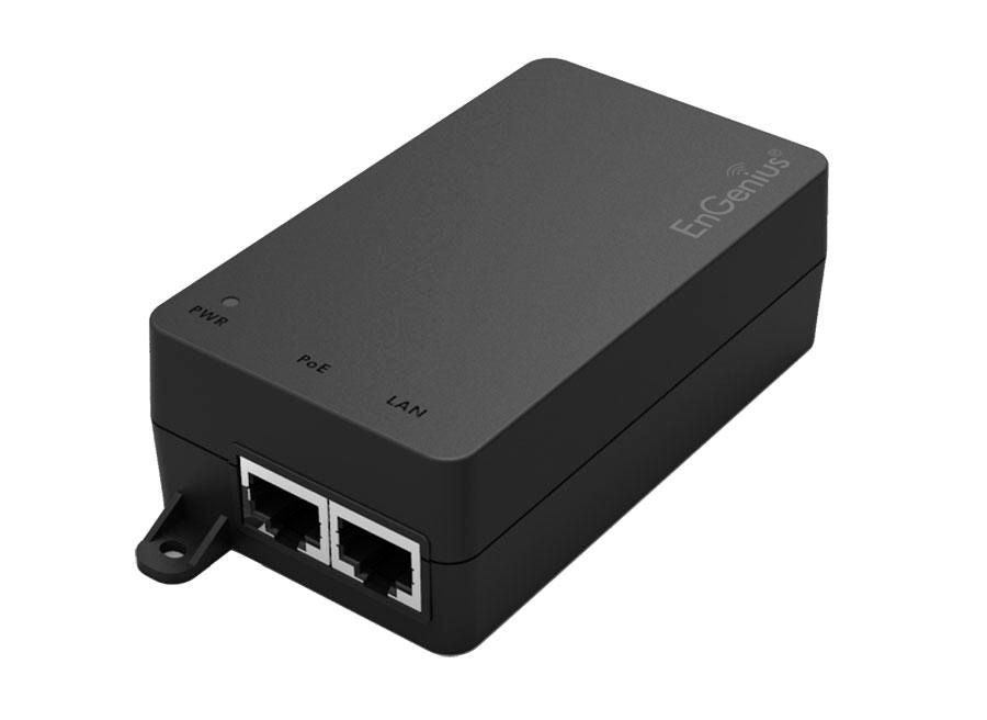 EnGenius Indoor 802.3at (30W) PoE Adapter EPA5006GAT, Fast Ethernet,Gigabit Ethernet, 10,100,1000 Mbit/s, IEEE 802.3af,IEEE 802.3at, Full,