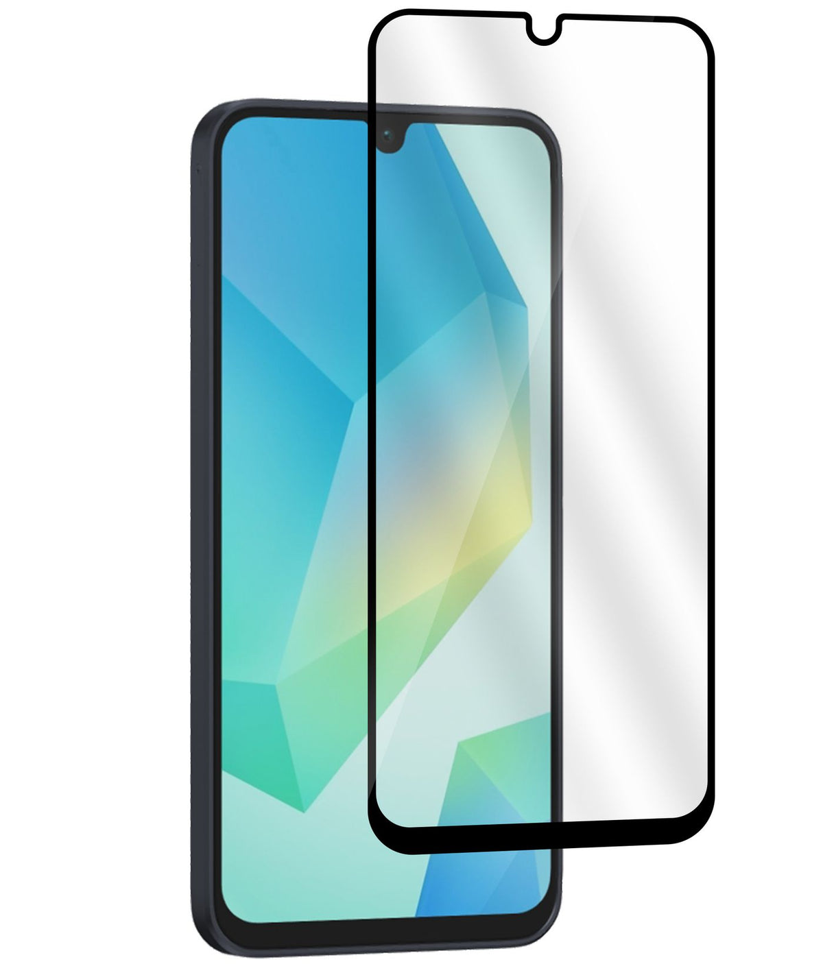 eSTUFF Samsung Galaxy A18/A17/A16/A26 Screen Protector. Full Cover Tempered Glass. Titan Shield