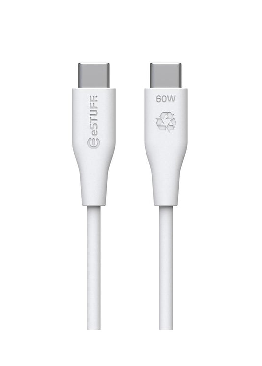 eSTUFF ES604270-BULK USB cable USB 2.0 2 m USB C 60 W White