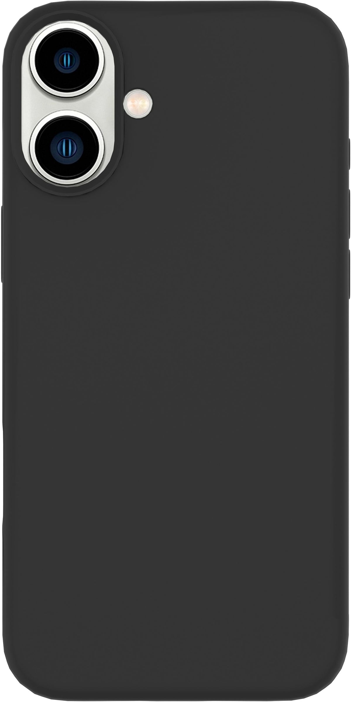 eSTUFF INFINITE (GRS) RIGA iPhone 16 Black Cover. Material: Material: 51% GRS polycarbonate and 42% recycled recycled silicone