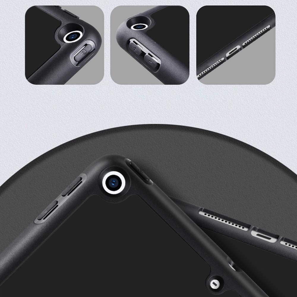 eSTUFF SEATTLE Pencil Case for iPad 10.2 - Black PU leather