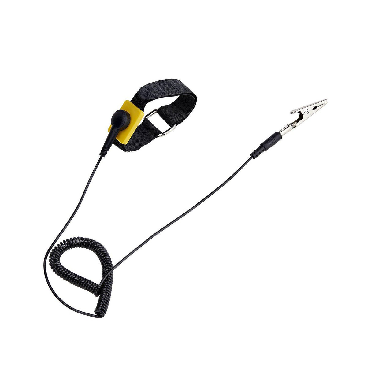 StarTech.com - Anti-static wrist band - with 1.5 m detachable grounding cable - black - 65 cm - TAA Compliant
