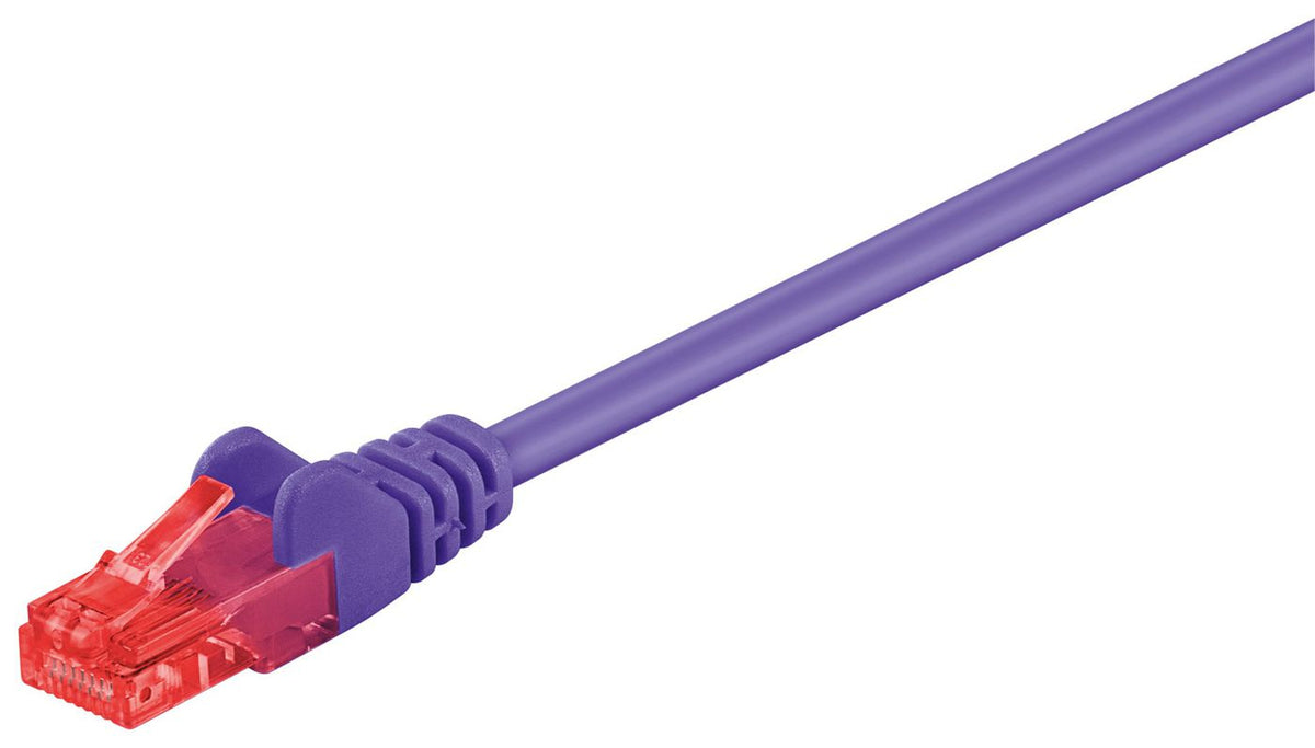 Microconnect B-UTP605P networking cable Purple 5 m Cat6 U/UTP (UTP) Round