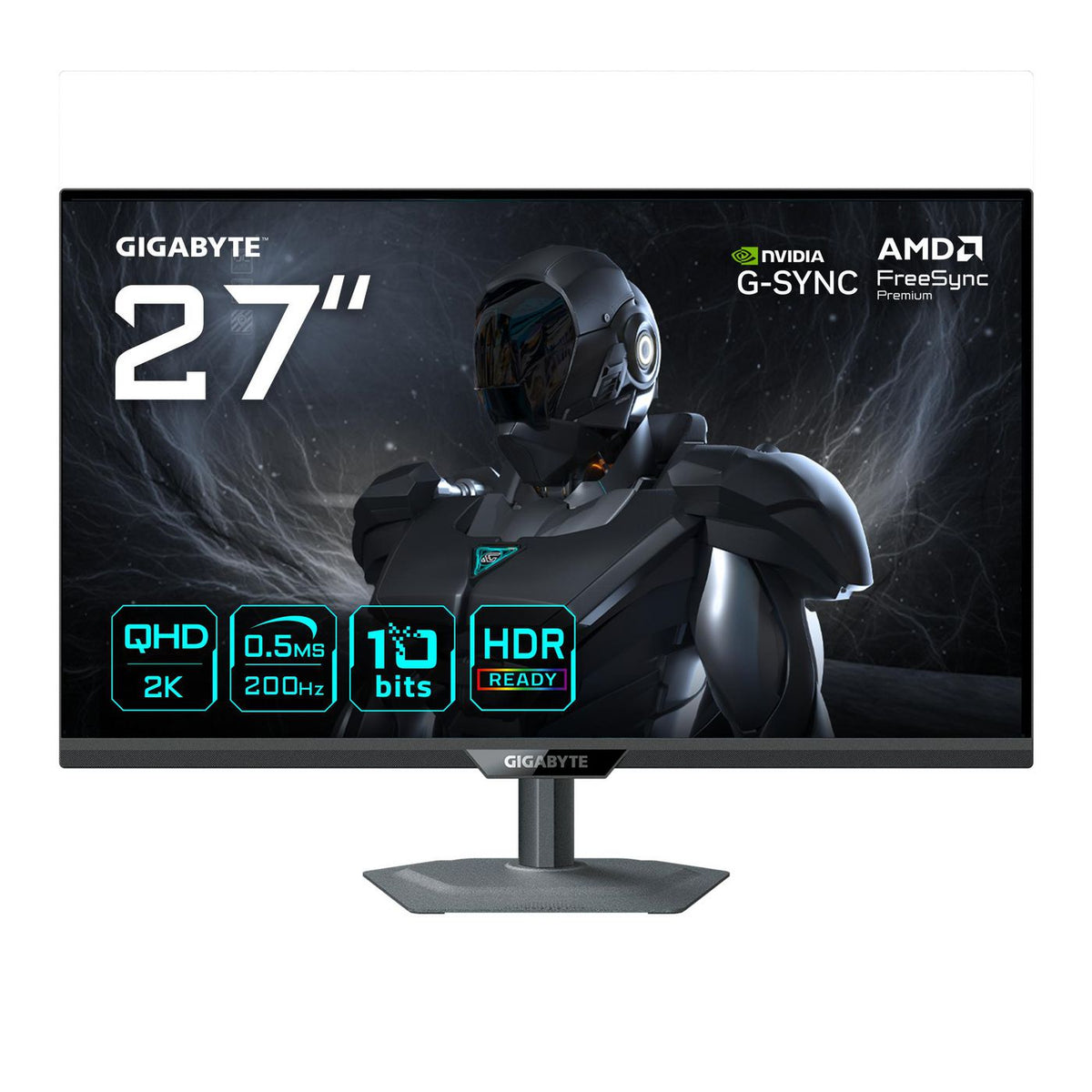 Gigabyte G27Q20 (27") Qhd Gaming Monitor - 2560 X 1440, 200Hz, 0.5Ms, 350 Cd/M², G-Sync Compatible, Freesync Premium, Hdr10, Hdmi 2.0,