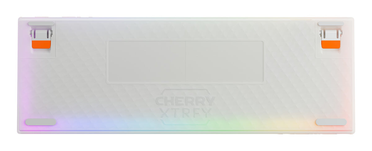 CHERRY K5 PRO TMR COMPACT keyboard Gaming USB AZERTY French Orange, White