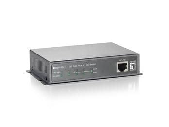 LevelOne 4x GE GEP-0521 120W 1GE PoE+ 5-Port Gigabit PoE Switch, 802.3at/af PoE, 4 PoE Outputs, 115W, Unmanaged, Gigabit Ethernet (10/100/1000),