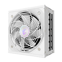 Gigabyte AORUS ELITE ICE 850W White PSU - Fully Modular, 80 PLUS Platinum, ATX 3.1, PCIe 5.0 Ready, 12VHPWR, Silent 120mm FDB Fan, 10-Year Warranty