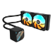 GIGABYTE GAMING 240 Liquid CPU Cooler- 2x120mm ARGB Fans, slide-in interlocking mechanism, DAISY-CHAIN, Intel LGA 1851 and AMD AM5 Compatible