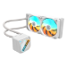 GIGABYTE GAMING 240 ICE Liquid CPU Cooler- 2x120mm ARGB Fans, slide-in interlocking mechanism, DAISY-CHAIN, Intel LGA 1851 and AMD AM5 Compatible