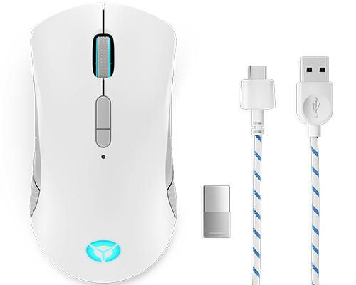 Lenovo Legion M600 Wireless Gaming Mouse Ambidextrous Rf Wireless + Bluetooth + Usb Type-A Optical 16000 Dpi