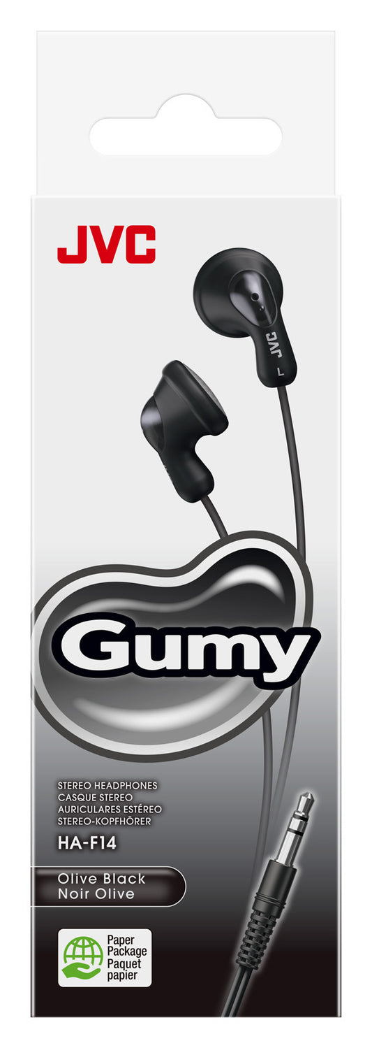 JVC F14 Gumy In Ear Wired Black