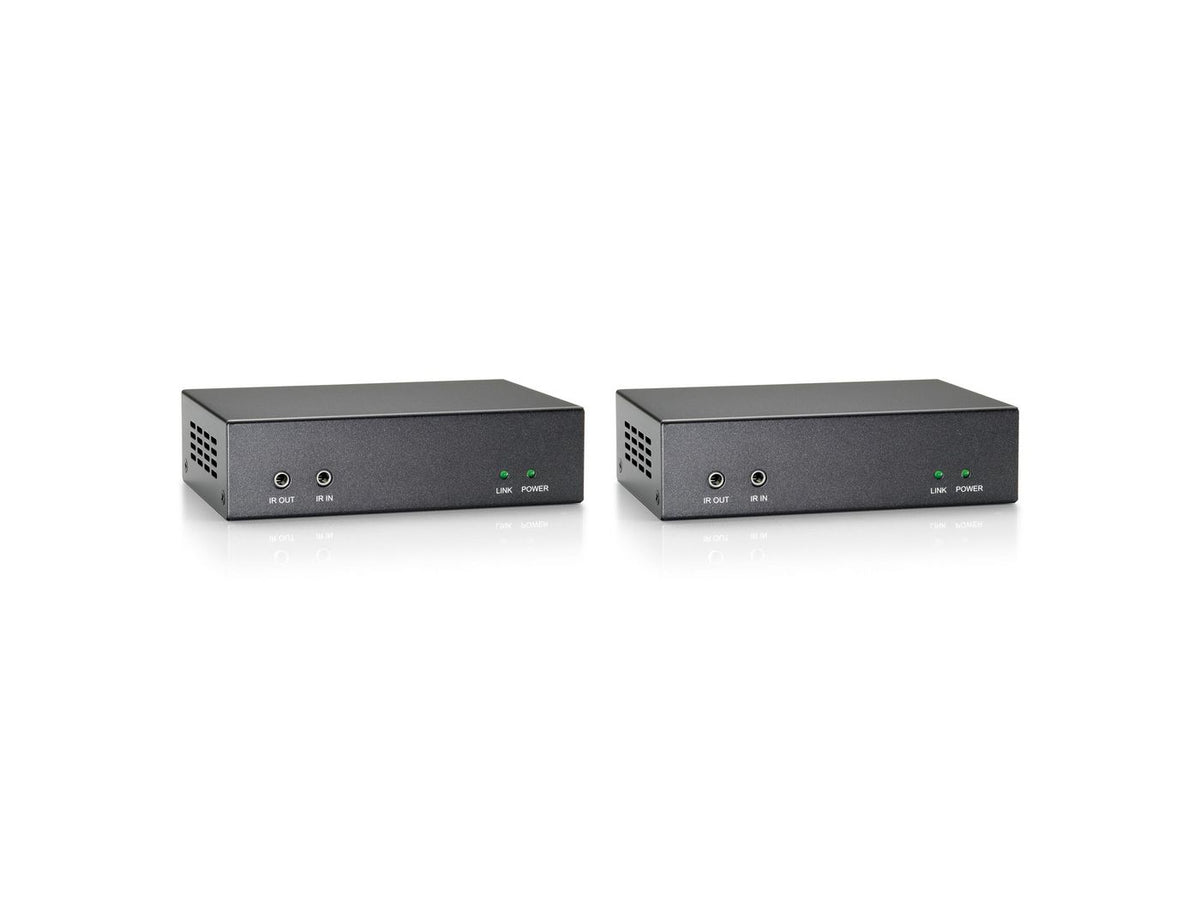 LevelOne HDMI O.CAT.5 EXT.KIT HDMI over Cat.5 Extender Kit, HDBaseT, 100m, 802.3af PoE, 3840 x 2160 pixels, AV transmitter & receiver, 100