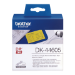 Brother DK-44605 DirectLabel Etikettes yellow Paper 62mm x 30,48m for Brother P-Touch QL/700/800/QL 12-102mm/QL 12-103.6mm