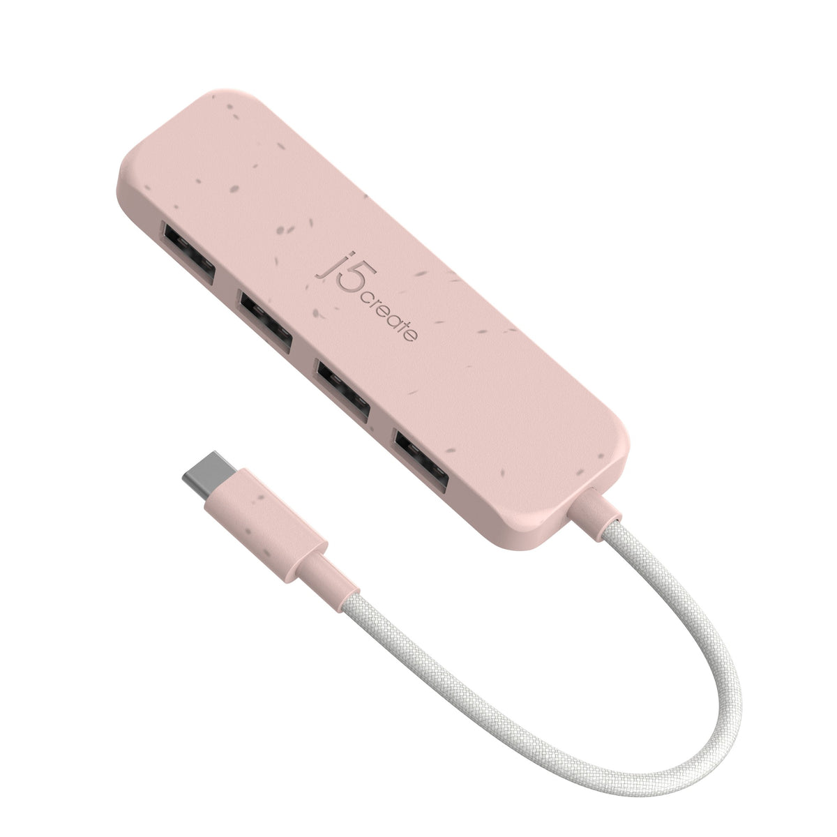 j5create Eco-Friendly USB-C to 4-Port Type-A Gen 2 Hub