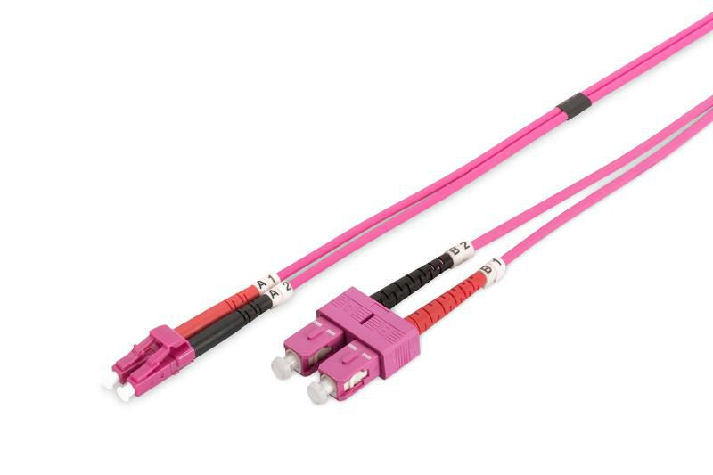 Lanview LVO231814 InfiniBand/fibre optic cable 2 m LC SC Purple